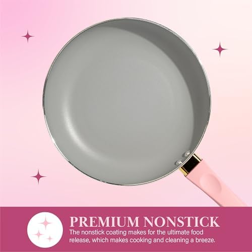 Paris Hilton Epic Nonstick Pots and Pans Set, Multi-layer Nonstick