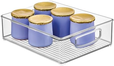 iDesign Stackable Pantry Bin, Clear