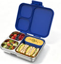 HOMEKOL Stainless Steel Lunch Box for Kids, 3-Compartment