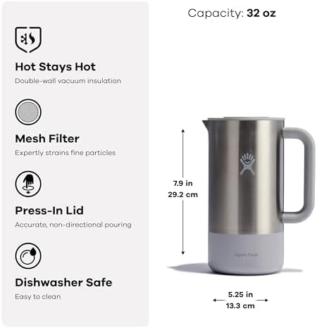 Hydro Flask French Press Birch