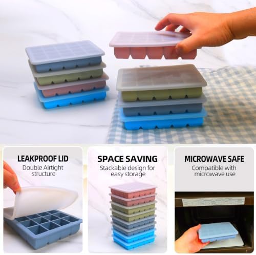 1 Tbsp Silicone Freezer Molds, Silicone Food Freezer Tray