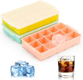 Reespring Silicone Ice Cube Tray, Ice Tray for Freezer with Lid