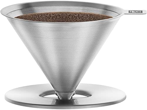 ZWILLING Sorrento Pour Over Coffee Dripper with 12-oz Glass Mug