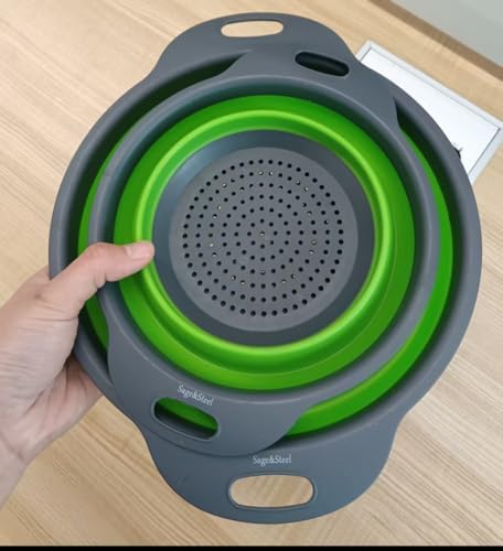 Sage & Steel Silicone Sink Strainer— Collapsible Design for Kitchen