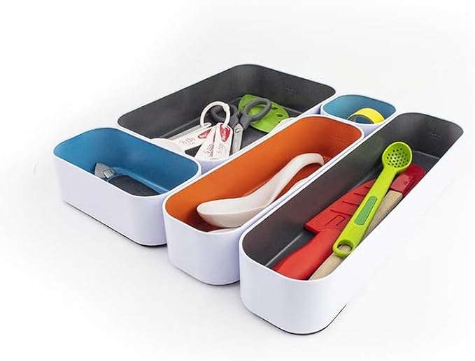 Three by Three Seattle 5 Piece Metal Organizer Tray Set - Image 3