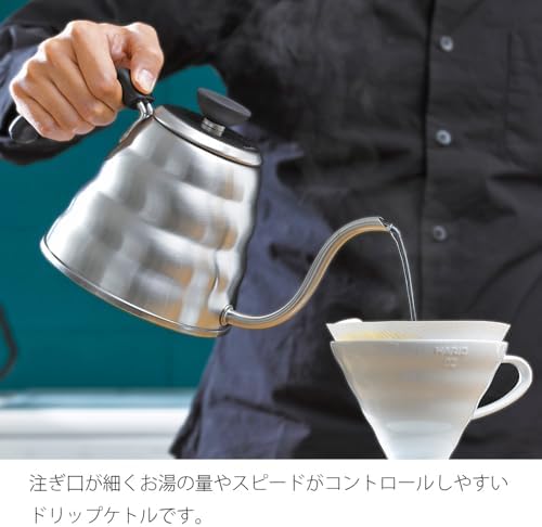 Hario V60 Buono Stainless Steel Drip Kettle, 1.2L