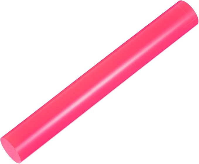 HARFINGTON Acrylic Clay Roller 8 Inch x 1 Inch Solid Non-Stick Plastic Round - Image 3