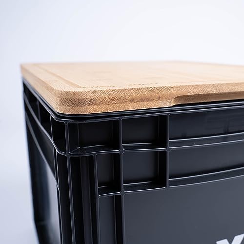 BOXIO - CuttingBoard: Premium Bamboo Wood Cutting Board for Camping &