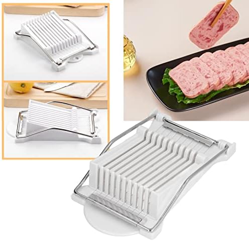 Luncheon Meat Slicer, Ham Boiled Egg Cutter Stainless Steel Wire