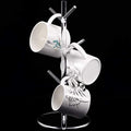 Patelai 14 Inch Acrylic Coffee Mug Tree Coffee Mug Rack Cup Holders