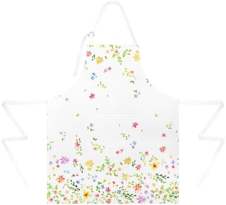 Apron for Women,Waterproof Kitchen Cooking Apron with 2