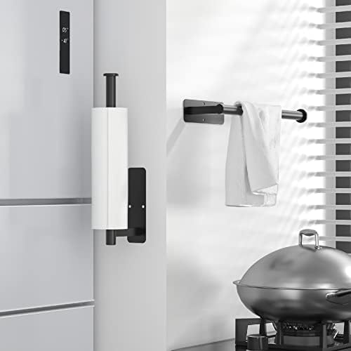 ASTOFLI Stainless Steel Paper Towel Holder, Matte Black