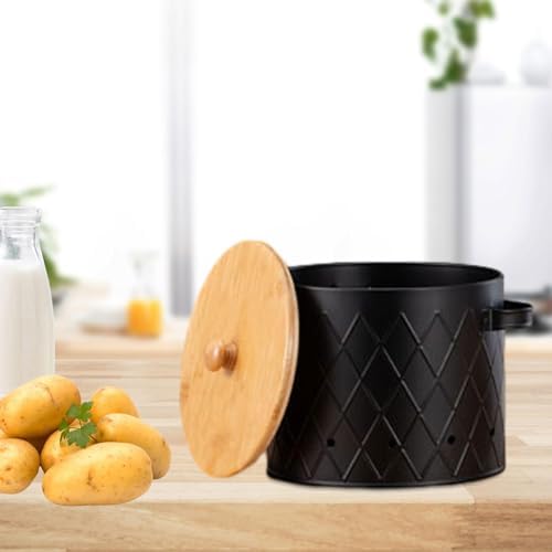 Vegetables Storage Bin Potato Onion Garlic Storage Bin Farmhouse