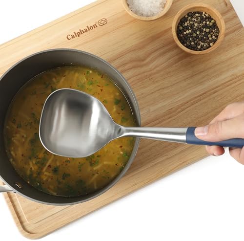 Calphalon Edge 6-Piece Stainless Steel and Silicone Kitchen Tool Set