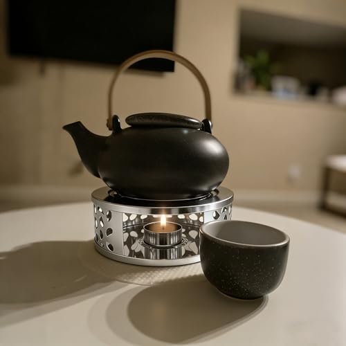 4 PCS Teapot Warmer, Stainless Steel Teapot Warmer, Metal Teapot