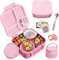 wiwens Kids Bento Lunch Box with Soup Thermo Food Lunch Container for