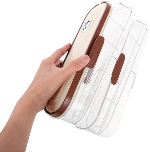 Kitchen Egg Holder Two Layer Auto Rolling Dispenser for Fridge Door