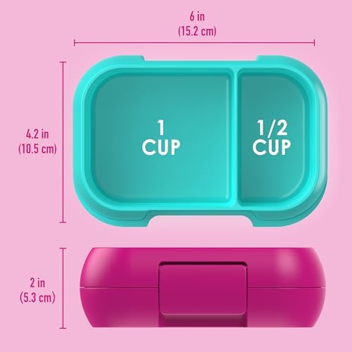 Bentgo Kids Snack Leak-Proof 2 Compartment Bento-Style Container