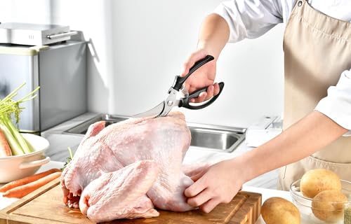 Heavy-Duty Poultry Shears, Kitchen Scissors for Cutting Chicken