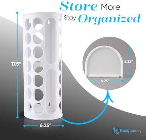 Handy Laundry Grocery Bag Storage Holder, Large Bag Dispenser, Neatly