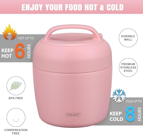 Thermo Food Jar for Hot Food Adults 32OZ Soup Thermo Lunch Containers