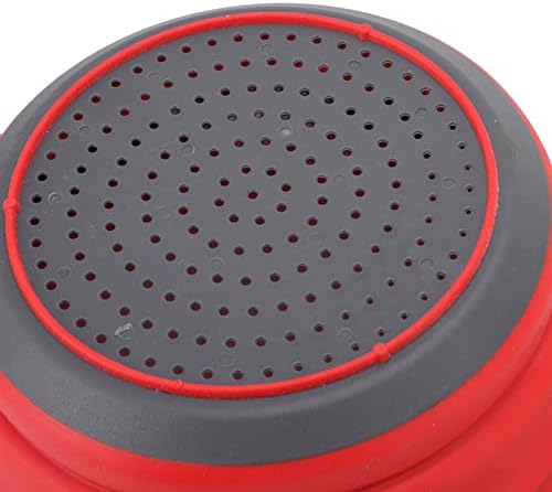 2Pcs Basket Collapsible Colander, Round Silicone Kitchen Strainer Set