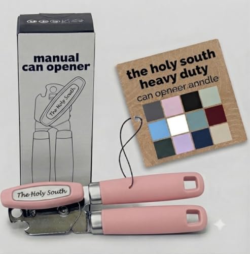 Heavy Duty Stainless Steel Can Opener Manual with Bottle Opener - Rust
