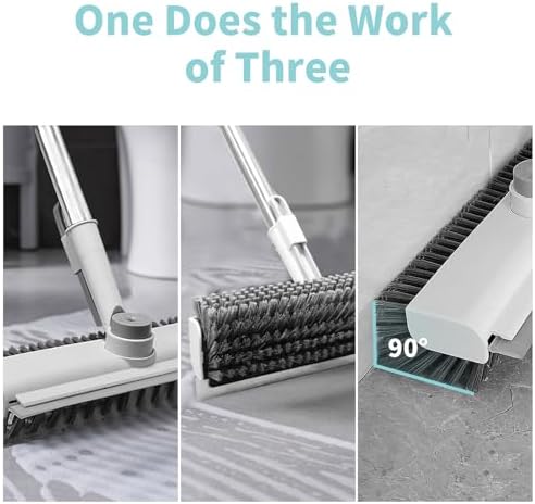 AIR U+ 3 in 1 Floor Scrub Brush with Long Handle