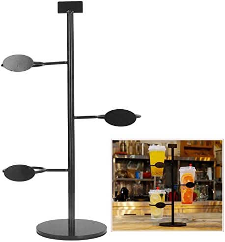 PerGar Mug Tree, Black Coffee Mug Tree, Cup Display Rack Cup Tree