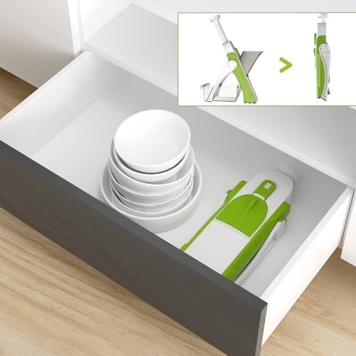 ONCE FOR ALL Safe Mandoline Slicer, Green
