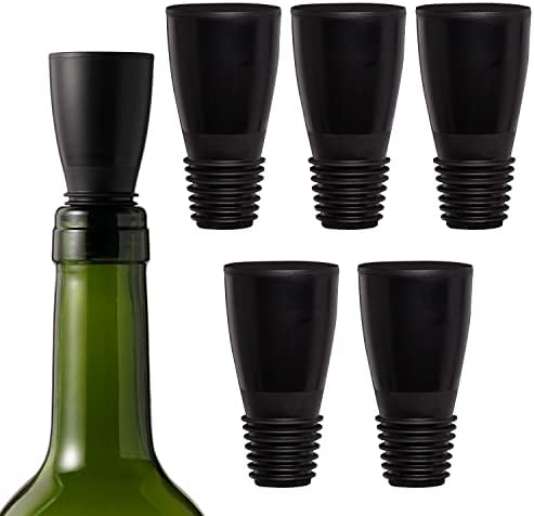 Alchemi Repour Wine Saver Stoppers - Easy to Use Vacuum Seal Stoppers