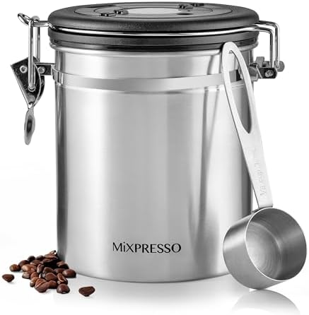 Mixpresso Airtight 16oz Coffee Canister