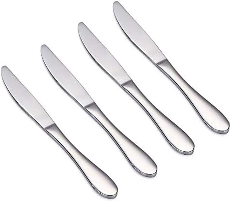 VANRA 4-Piece Children Knives Set Stainless Steel Kids Dinner Knife