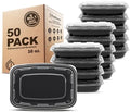 Freshware Meal Prep Containers [50 Pack] 1 Compartment Food Storage