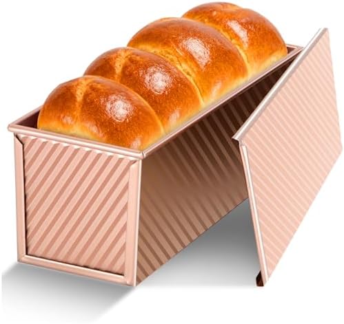 Pullman Loaf Pan with Lid, 13x4, Nonstick Sandwich Bread Loaf Pan