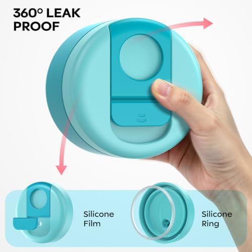 14 oz Kids Thermo for Hot Food, Leakproof Insulated Vacuum Jar/Blue