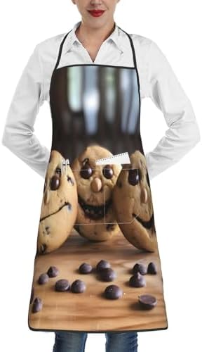 Chocolate Chip- Aprons For Women & Men,Chef Apron,Adjustable Bib