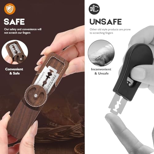 Magnetic Bread Lame Dough Scoring Tool,Lame Bread Tool with Turntable