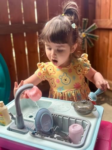 Asweets Color Changing Kitchen Sink Toys