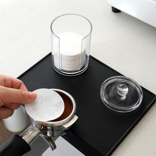 watchget Espresso Paper Filter Holder Coffee Filter Storage Container