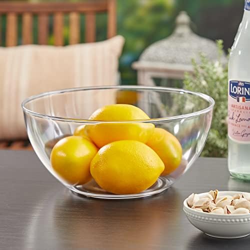 US Acrylic Vista Clear Plastic Salad and Serving 10-inch Bowls | set