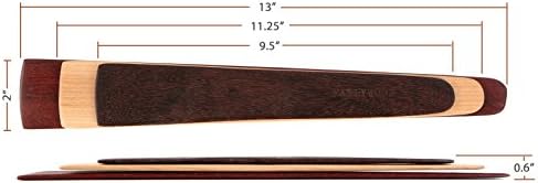 3-Piece Wood Kitchen Utensil Set: 3 Thin Wood Cooking Spatulas.