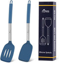 HOTEC Silicone Spatula Set of 2 Heat-Resistant 600°F & BPA-Free