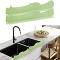 Silicone Kitchen Sink Water Splash Guard Protector for Single or