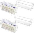 Vtopmart 4Pcs Clear Breastmilk Storage Bags Container in Freezer Fridge