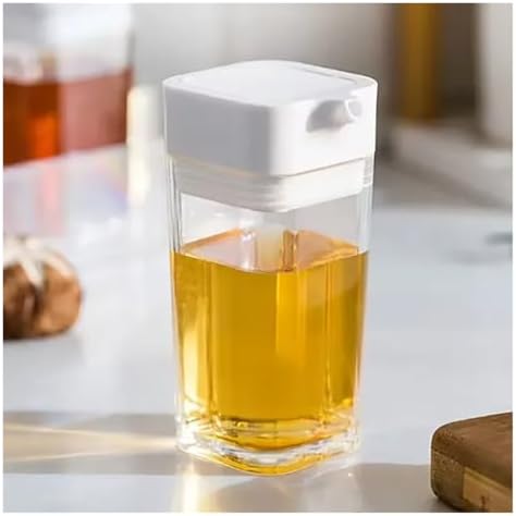 3PCS-Household Kitchen Seasoning Box Jar Transparent Oil Salt Pepper