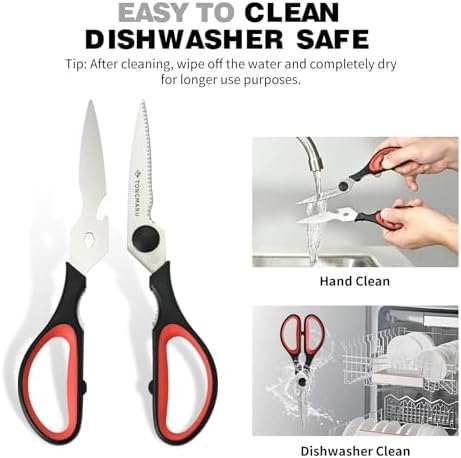 Kitchen Cooking Shears Heavy Duty Kitchen Scissor with, Detachable