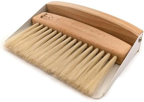 A&J Koti Small Metal Table Crumb Sweeper Set