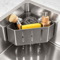 Triangular Sponge Holder with Suction Cups