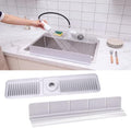 Mifoci 2 Pcs Kitchen Sink Splash Guard Set, 24 Inch Silicone Faucet